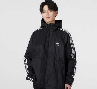 adidas阿迪达斯三叶草男装运动连帽外套