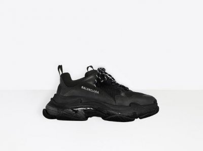 BALENCIAGA巴黎世家TRIPLE S CLEAR SOLE男士老爹鞋